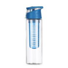 Squeeze Plástico 700ml com Infusor Branco ou Transparente na Zen Brindes - Presente Personalizado