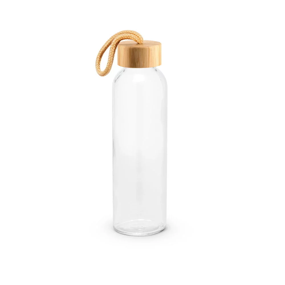 Squeeze em vidro Soler Bambu - S94268 - Squeezes Brinde Personalizado - Zen Brindes