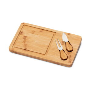 Tábua de queijos Woods - S93830 - Tábuas Brinde Personalizado - Zen Brindes